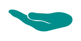 geöffnete Hand